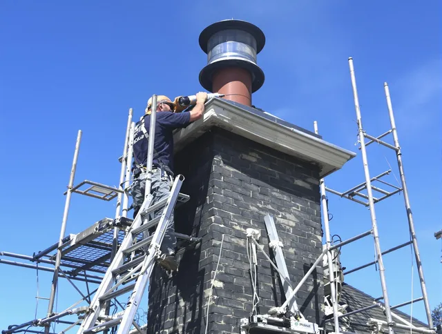Sturdy chimney crown finished by Yucaipa Chimney Sweep in Yucaipa, CA