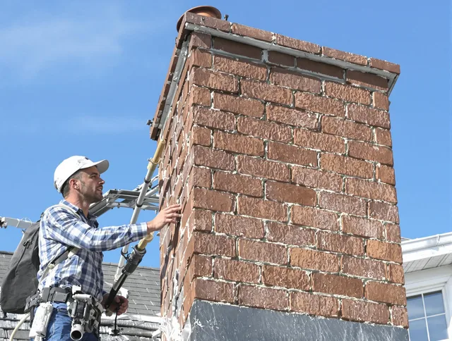 Brickwork for a chimney rebuild by Yucaipa Chimney Sweep in Yucaipa, CA