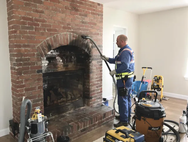 Yucaipa Chimney Sweep expert performing detailed chimney sweep in Yucaipa, CA