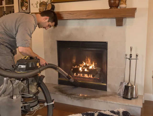 Routine fireplace upkeep by Yucaipa Chimney Sweep in Yucaipa, CA