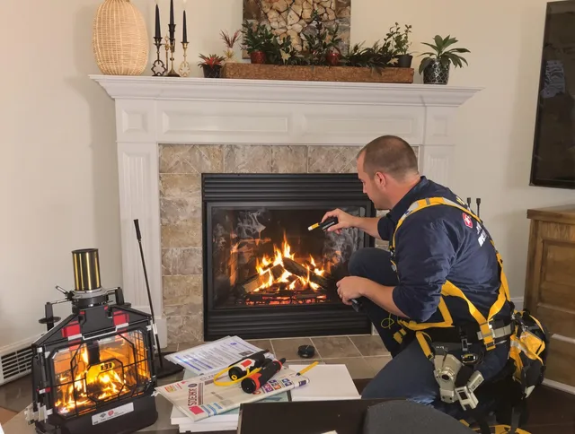 Safety-focused fireplace inspection by Yucaipa Chimney Sweep in Yucaipa, CA